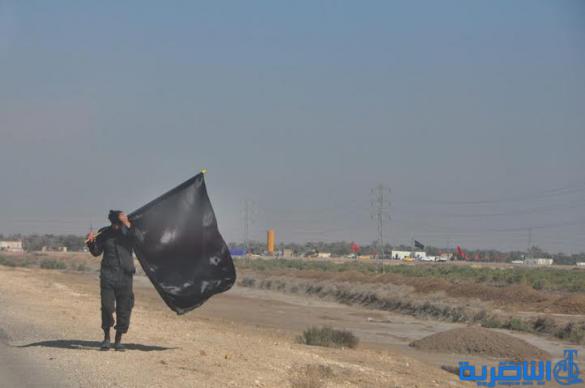  بالصور : وصول طلائع زوار البصرة الى الجبايش والمنار  