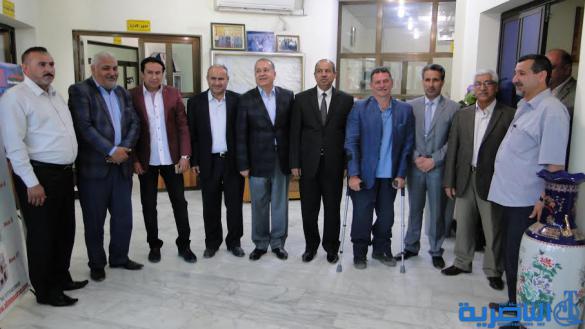 وفد ايطالي يلتقي رجال الاعمال للتشاور حول أنشاء مركز ثقافي ايطالي والقيام باعداد فيلم وثائقي عن جنوب العراق