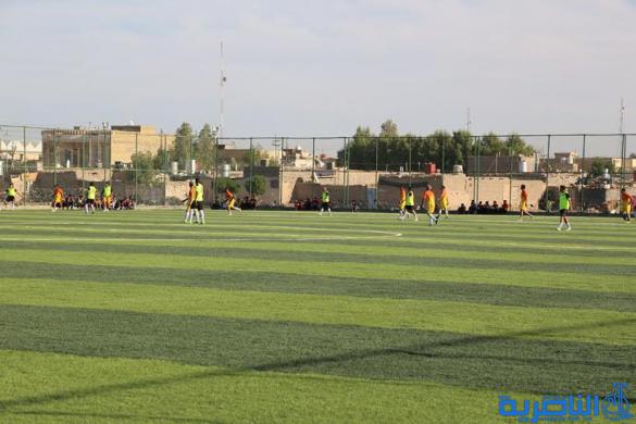 محافظ ذي قار يفتتح ملاعب شعبية في حي الارامل والرافدين بكلفة مليار و 431 مليون دينار