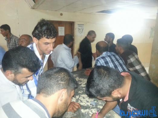 المئات يتوافدون الى مركز التطوع في قائمقمامية الشطرة – تقرير مصور -