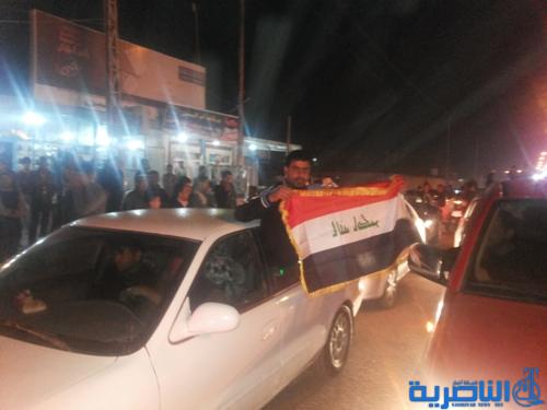 الجماهير الرياضية في الرفاعي تحتفي بكاس اسيا - تقرير مصور - 