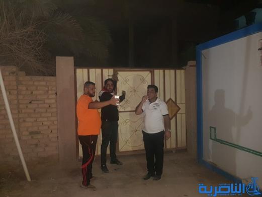 بالصور: متظاهرون يغلقون مقر شركة الخصخصة في قضاء الرفاعي