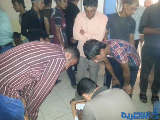 المئات يتوافدون الى مركز التطوع في قائمقمامية الشطرة – تقرير مصور -