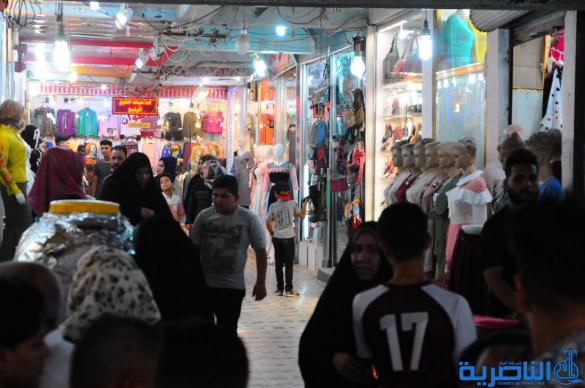 بالصور : اسواق الناصرية لا تنام استعدادا لعيد الفطر المبارك 