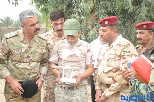  بالصور : عمليات الرافدين تطلق اول طائرة مسيرة لمراقبة الحدود