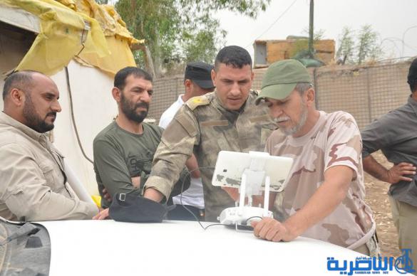  بالصور : عمليات الرافدين تطلق اول طائرة مسيرة لمراقبة الحدود