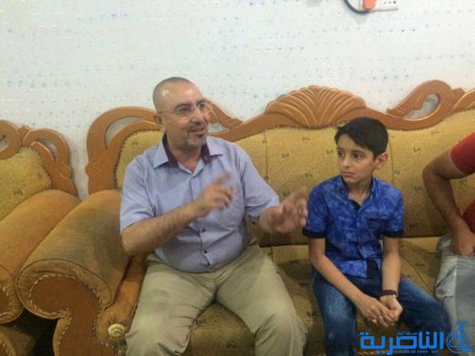  بالصور : الشرطة تحرر طفلا بعد نصف ساعة من اختطافه جنوب الناصرية