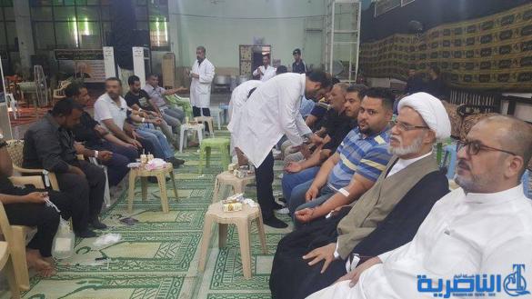 بالصور:جمعية التضامن الاسلامي تنظم حملة للتبرع بالدم في التاسع من المحرم