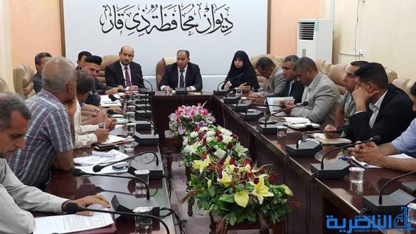 محافظ ذي قار يعقد اجتماعا موسعا لهيئة المواكب الحسينية والدوائر الخدمية لبحث الاستعدادات لشهر محرم الحرام