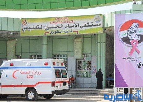  ذي قار تسجل 18 حالة اختناق بسبب العواصف الترابية