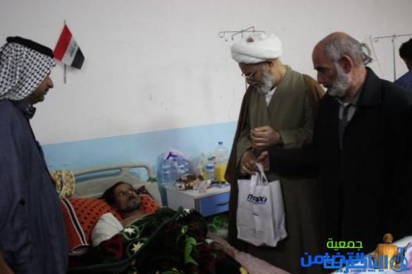 الشيخ محمد مهدي الناصري: ما شهدناه من عزيمة وإصرار لدى جرحى الحشد الشعبي يجعلنا نتزود منهم الدروس والعبر‎