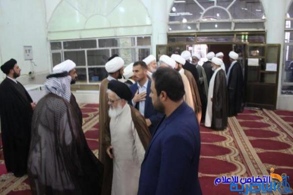 ممثل السيد الخامنئي في العراق:: يزور مدرسة العلوم الدينية في الناصرية‎ ويشيد بدورها في التبليغ الإسلامي - تقرير مصور-