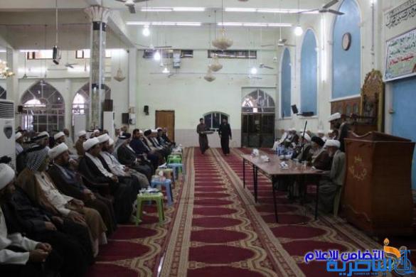 ممثل السيد الخامنئي في العراق:: يزور مدرسة العلوم الدينية في الناصرية‎ ويشيد بدورها في التبليغ الإسلامي - تقرير مصور-