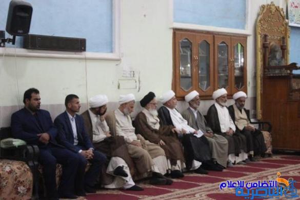 ممثل السيد الخامنئي في العراق:: يزور مدرسة العلوم الدينية في الناصرية‎ ويشيد بدورها في التبليغ الإسلامي - تقرير مصور-