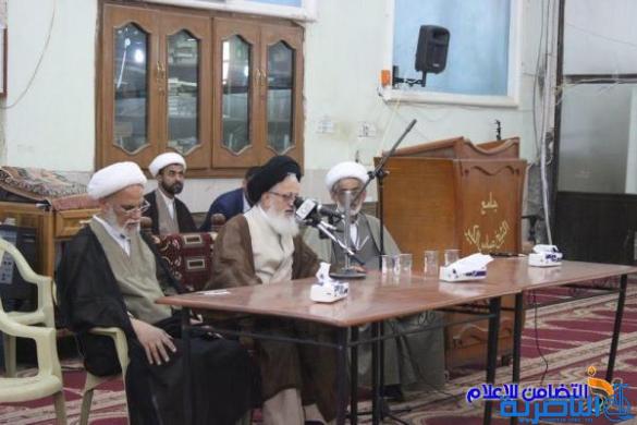 ممثل السيد الخامنئي في العراق:: يزور مدرسة العلوم الدينية في الناصرية‎ ويشيد بدورها في التبليغ الإسلامي - تقرير مصور-