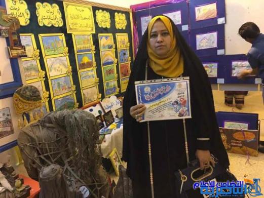 في المعرض السنوي للفنون التشكيلية.. مبرة التضامن الاولى في الناصرية تحقق المركز الاول(تقرير مصور)