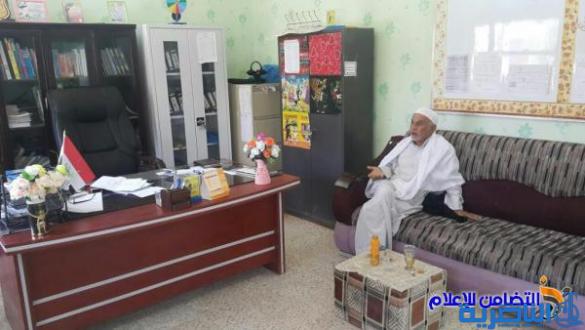 مدير مبرات التضامن في محافظة ذي قار :يطلع على سير العملية التربوية والتعليمية في مبرتي الفضلية وسوق الشيوخ 