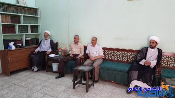  بالصور ::رئيس جمعية التضامن الإسلامي يستقبل وفدا من المجمع القرآني في ذي قار