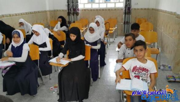 دروس إضافية لتلاميذ الأيتام ... بمبرة التضامن السادسة في قضاء الشطرة [مصور]