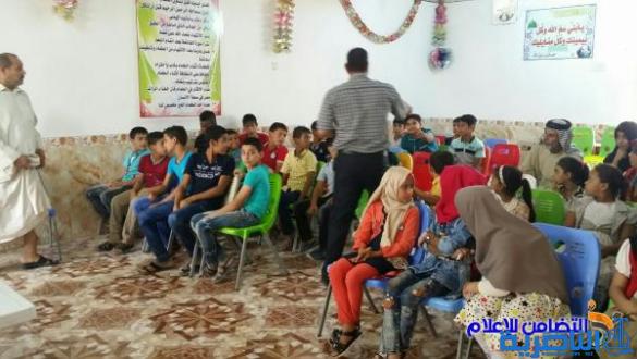 رنامجها الصيفي وتكرم أبناء الشهداء من تلاميذها‎