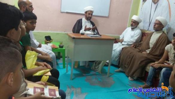 اللجنة المشرفة على مدارس الإمام الصادق (ع) تجري الاختبار التقييمي لعدد من دوراتها الصيفية - مصور -‎