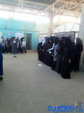 الصور: متوسطة التضامن الأولى للبنات تحتفل بالمولد النبوي الشريف‎