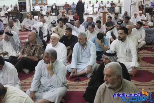 صلاة الجمعة في مدينة الناصرية - تقرير صوتي مصور - 