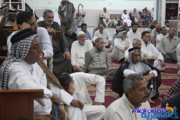 التغطية الإعلامية لإقامة صلاة الجمعة بجامع الشيخ عباس الكبير وسط الناصرية