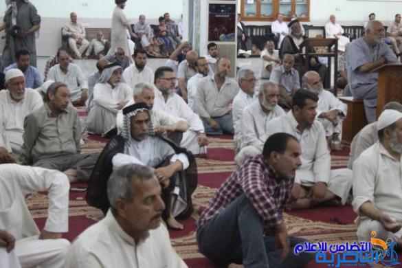 التغطية الإعلامية لإقامة صلاة الجمعة بجامع الشيخ عباس الكبير وسط الناصرية