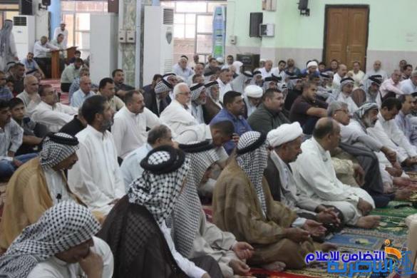 التغطية الإعلامية لإقامة صلاة الجمعة بجامع الشيخ عباس الكبير وسط الناصرية