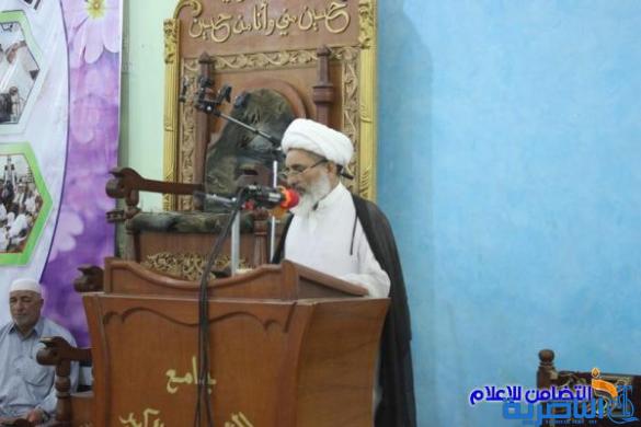 التغطية الإعلامية لإقامة صلاة الجمعة بجامع الشيخ عباس الكبير وسط الناصرية