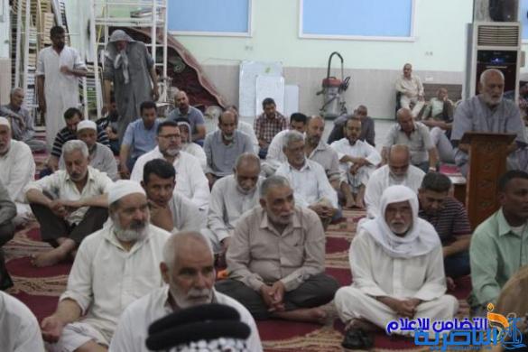 التغطية الإعلامية لإقامة صلاة الجمعة بجامع الشيخ عباس الكبير وسط الناصرية