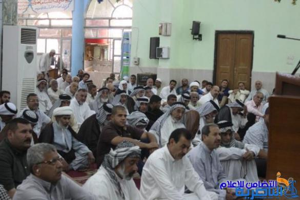التغطية الإعلامية لإقامة صلاة الجمعة بجامع الشيخ عباس الكبير وسط الناصرية