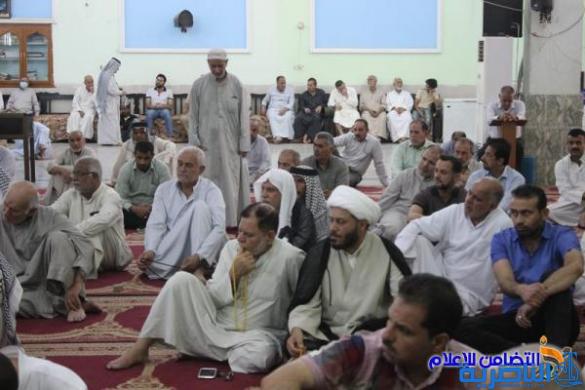 التغطية الإعلامية لإقامة صلاة الجمعة بجامع الشيخ عباس الكبير وسط الناصرية