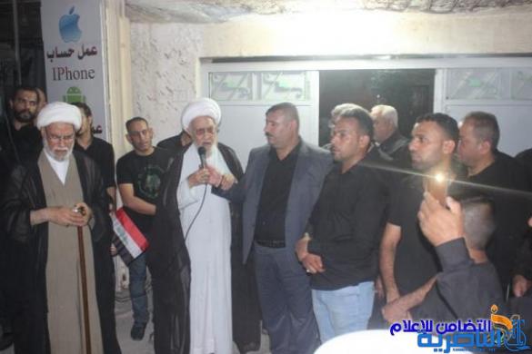 بالصور:المواكب الحسينية في الناصرية تحيي ذكرى ليلة العاشر من المحرم