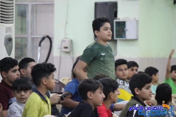 الترغيب والتشويق ..يستقطب الشباب للمسابقات الرمضانية بجامع الشيخ عباس الكبير