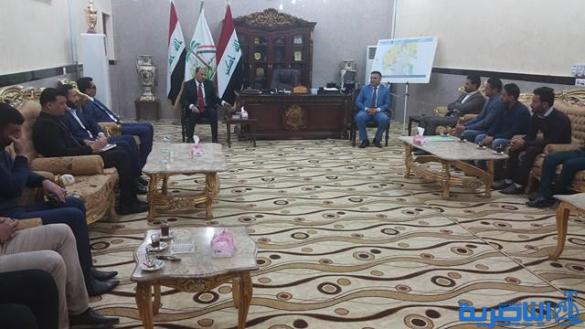 الناصري يطالب خلال استقباله روابط الخريجين والطلبة والشباب بإصلاح المنظومة الاقتصادية لتوفير فرص عمل للعاطلين