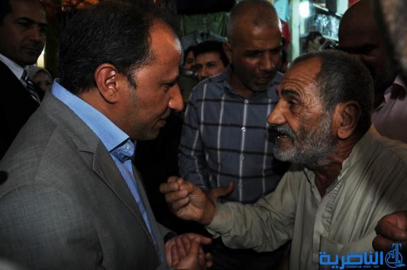 محافظ ذي قار يزور الرفاعي ويعلن استلام كامل محصولها الزراعي وقرب نصب جسرين بالقضاء