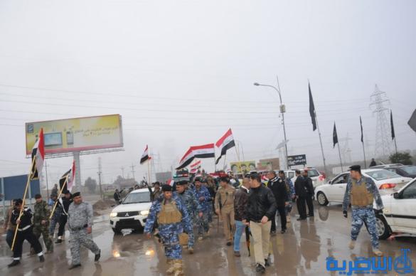 فوج طوارئ ذي قار يصل الناصرية عائدا من الانبار ويحضى باستقبال الابطال - تقرير مصور -