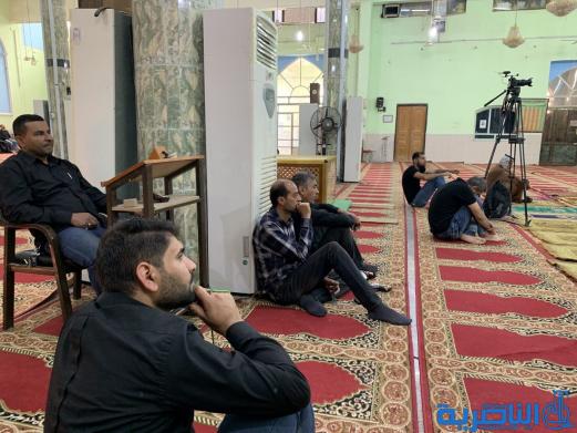 بالصور:مسجد الشيخ عباس الكبير في الناصرية يقيم مجلس عزاء في ذكرى شهادة الامام الكاظم عليه السلام 