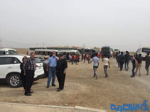 بالصور : وفد مسيحي يحيي قداسا في اور الاثرية ويزور اهوار الجبايش