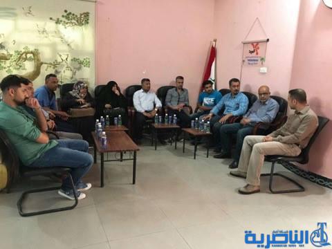 المربد تستقبل وفدا من كلية الاعلام بجامعة ذي قار للاطلاع على تجربتها