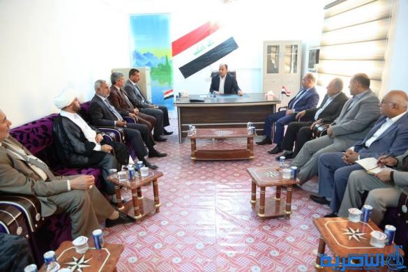 محافظ ذي قار يفتتح قسم التربية في قضاء الإصلاح