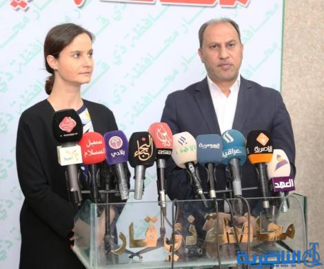 محافظ ذي قار يستقبل القنصل الاول للسفارة الكندية والاخير يعلن اطلاق برنامج في مجال نقل الصلاحيات