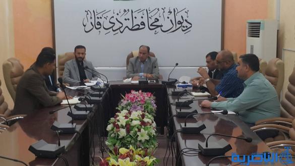 محافظ ذي قار يعلن عن تلبية المطالب الخدمية لأهالي ناحية الطار