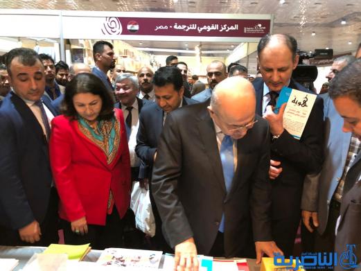 بالصور: رئيس الجمهورية يزور جناح جمعية التضامن في معرض بغداد الدولي للكتاب