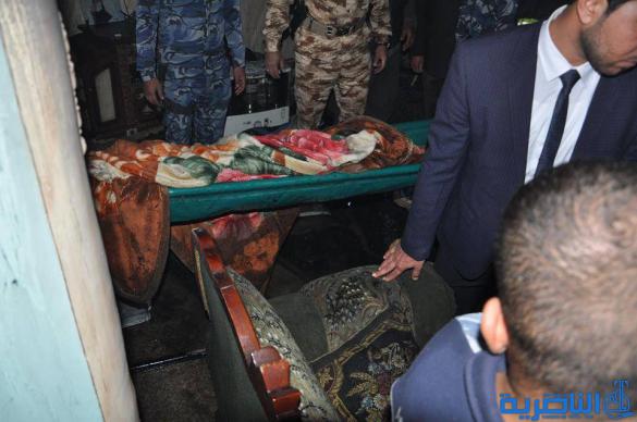 بالصور:مصرع زوجة قاض وطفليه اثر احتراق منزله في ظروف غامضة في سوق الشيوخ