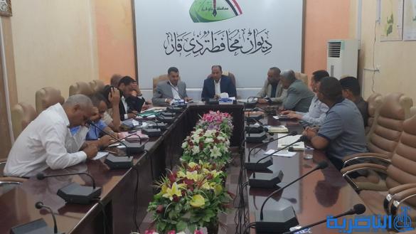 محافظ ذي قار يعلن عن اطلاق حملة لترشيد الكهرباء ورفع التجاوزات
