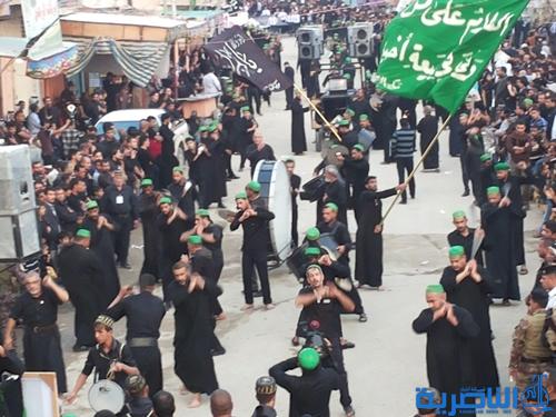 رسالة عاشوراء : احياء ليلة العاشر في مدينة الرفاعي - تقرير مصور -