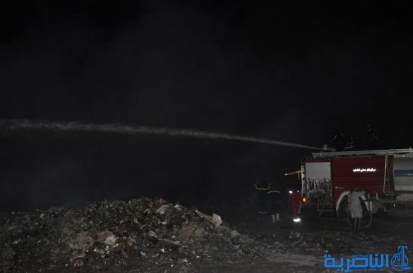 الشطرة تتعرض لكارثة بيئية بعد حرق موقع للطمر الصحي ، وتسجل 36 حالة اختناق - تقرير مصور -